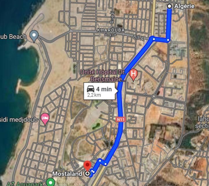 Bel Appart Mosta Mostaganem Exteriör bild
